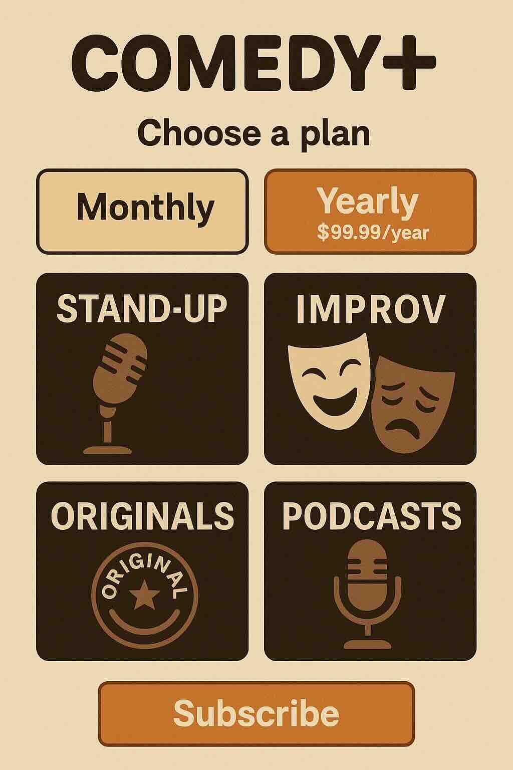 Creator-owned comedy platform